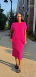 ON THE GO MIDI HOT PINK
